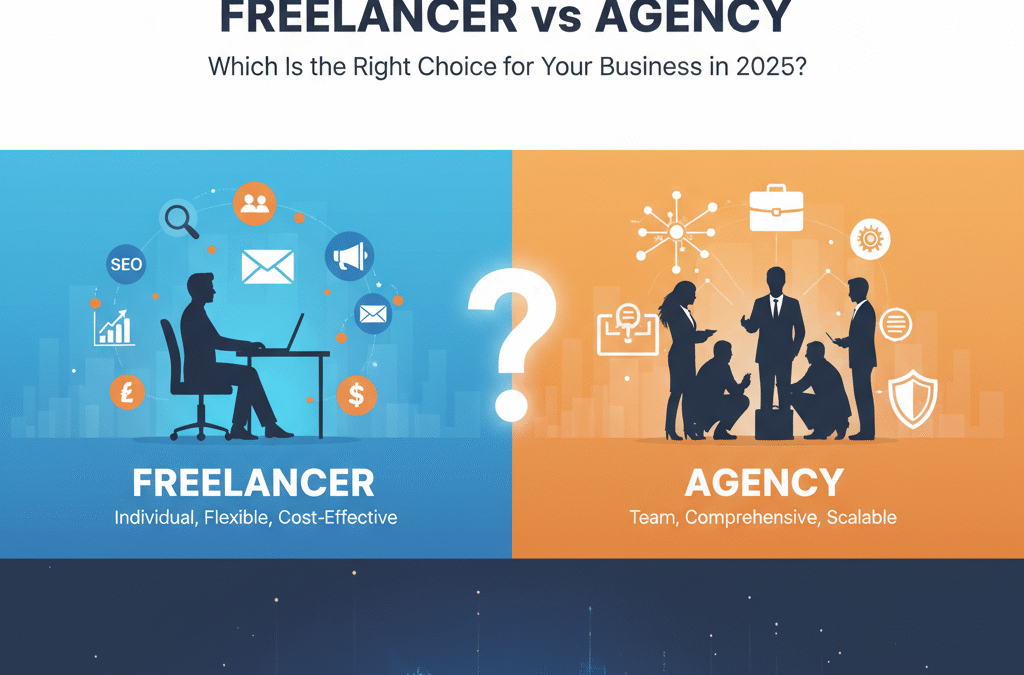 Digital Marketing Freelancer vs Agency: Which Is the Right Choice for Your Business in 2025?